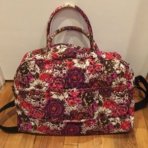 Vera Bradley Weekender Bag in Rosewood Print